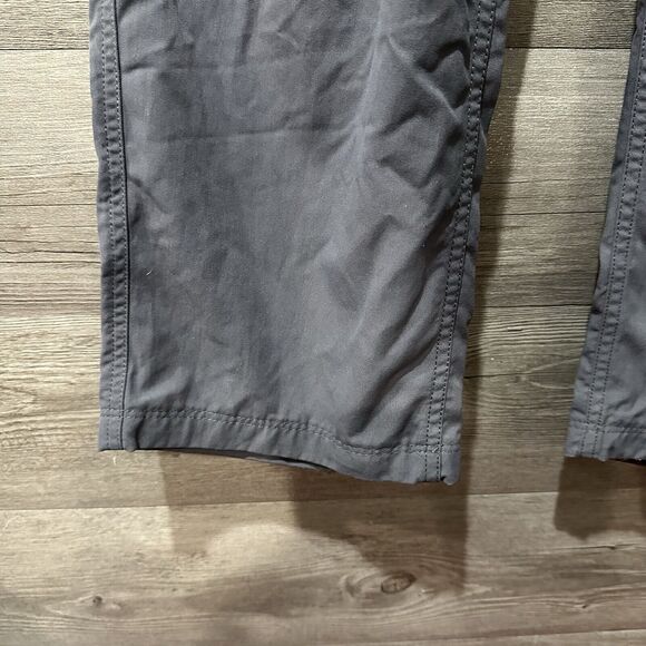 Duluth Trading Co Flex Waist 100% Nylon Pants Large 32” Inseam Gray Hiking - Picture 2 of 7